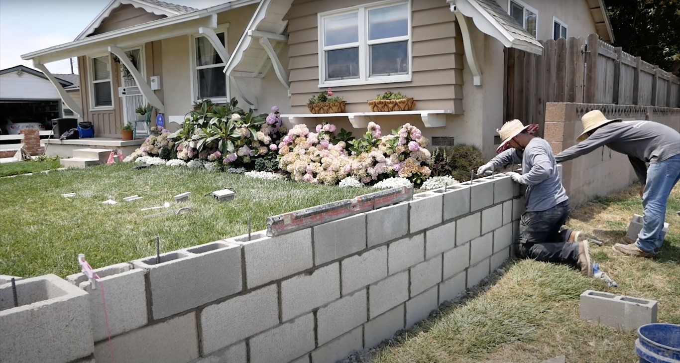 Retaining wall and masonry construction in Westland, MI