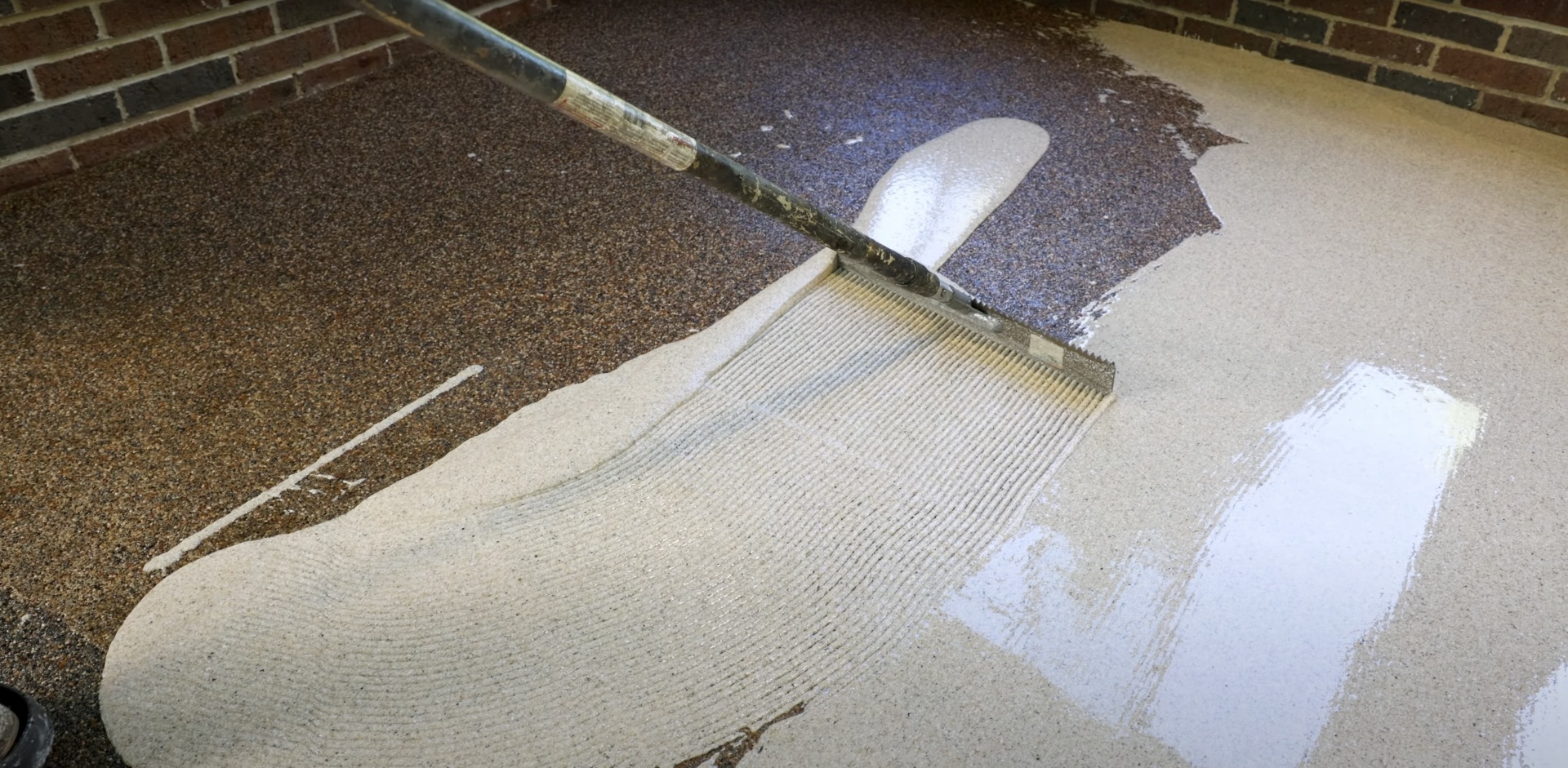 Professional concrete finishing work by Westland Concrete Construction