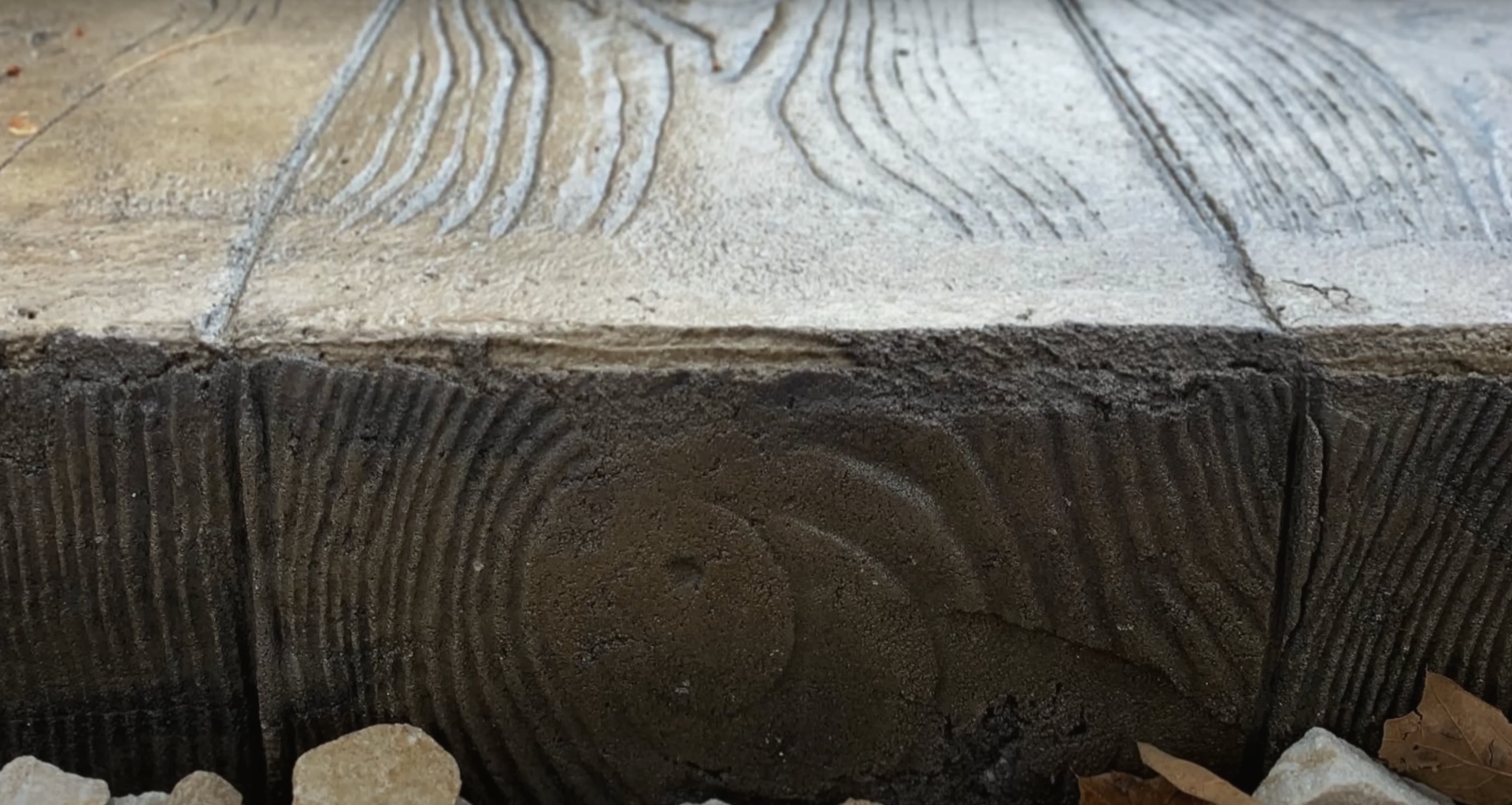 Professional concrete finishing work showing smooth surface texture and quality control